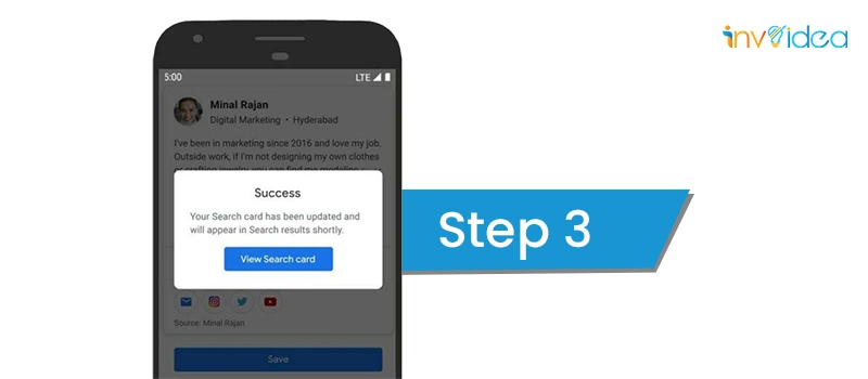 step 3: Add Me to Search