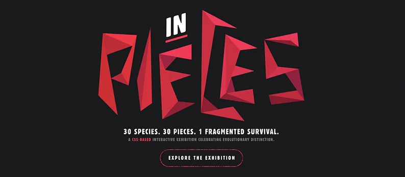 Species in Pieces - Best Website Animation Example