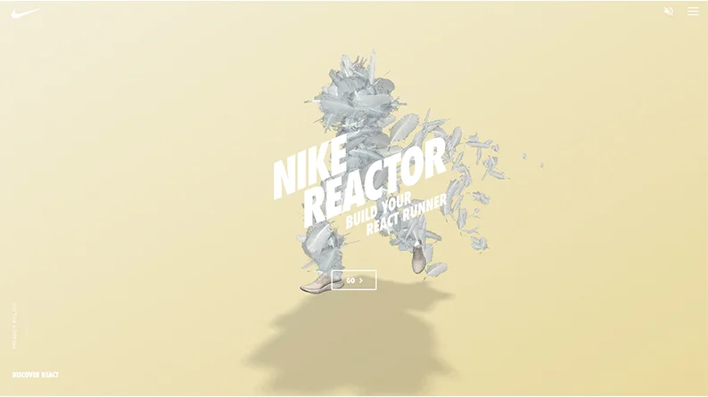 NIKE REACT - Best Website Animation Example